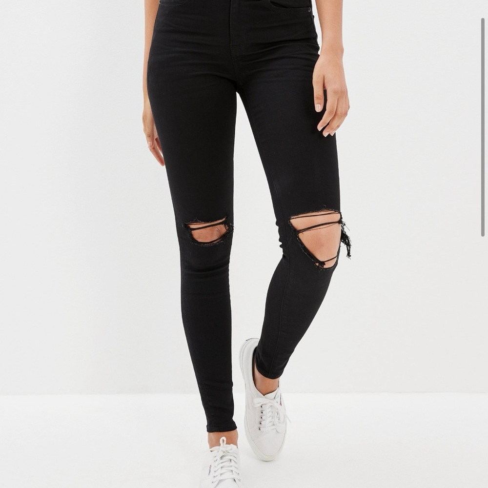 American Eagle Black Jegging